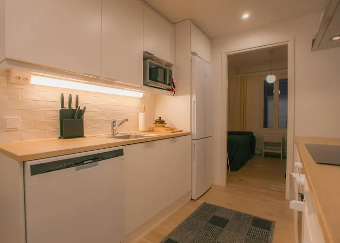 Newly Built Rovakatu 11 Center With 2 Bedrooms, Sleeps 6 * Rovaniemi