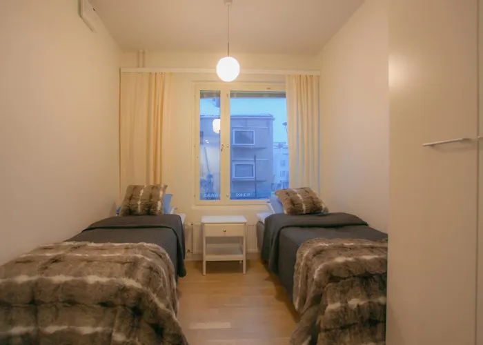 Newly Built Rovakatu 11 Center With 2 Bedrooms, Sleeps 6 Rovaniemi